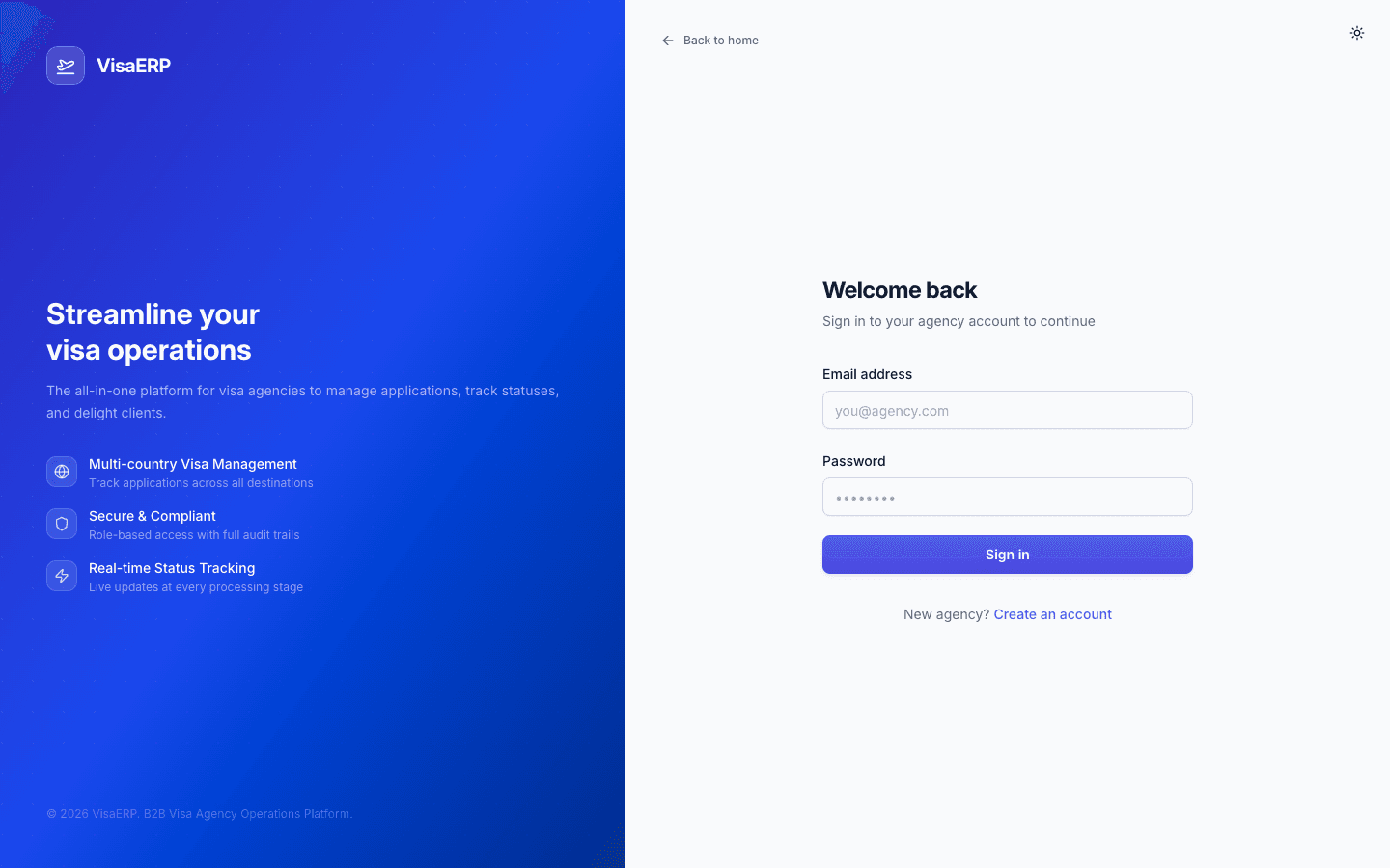 Getting Started - Login